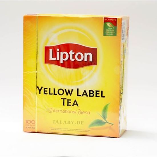 صورة أكياس شاي ليبتون العلامة الصفراء , عبوة 100 كيس